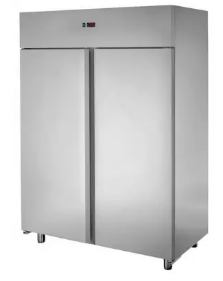 JKS AF12EKOMBT – STAINLESS STEEL UPRIGHT DOUBLE DOOR FREEZER CABINET 