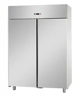 JKS AF14EKOMTN – STAINLESS STEEL UPRIGHT TWO DOOR REFRIGERATOR 