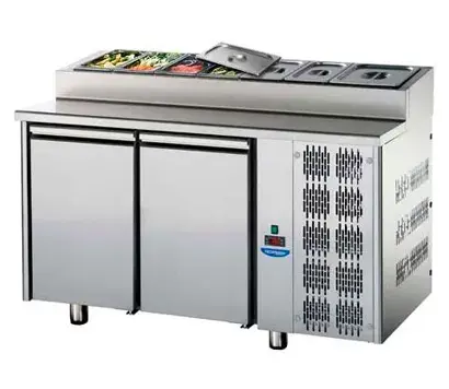 JKS TF02MIDGNSK – STAINLESS STEEL TWO DOOR SNACK COUNTER REFRIGERATOR GN 1/1