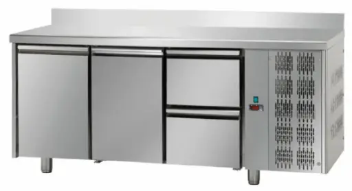 JKS TF03MIDGNAL – STAINLESS STEEL THREE DOOR REFRIGERATED COUNTER